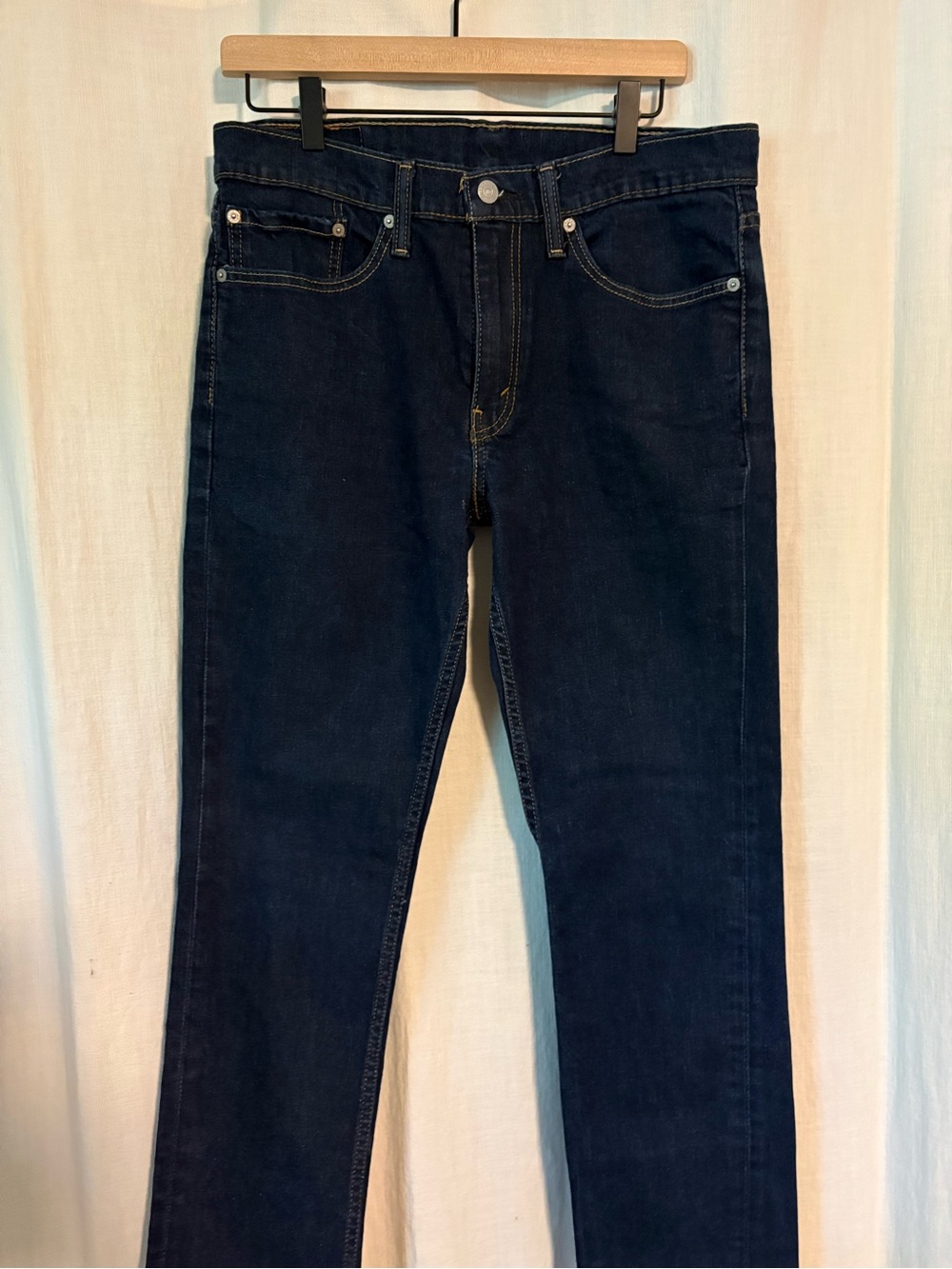 Levi's Dark Blue Straight-Leg Jeans